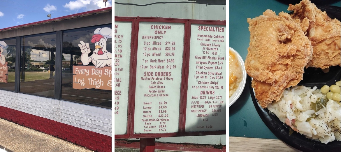 Big H Chicken Menu